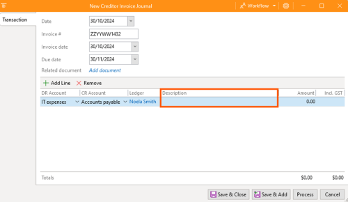 Step 11 - Creditor Invoice Journal (Description).png