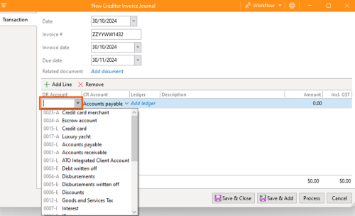 Step 8 - Creditor Invoice Journal (DR Account).png